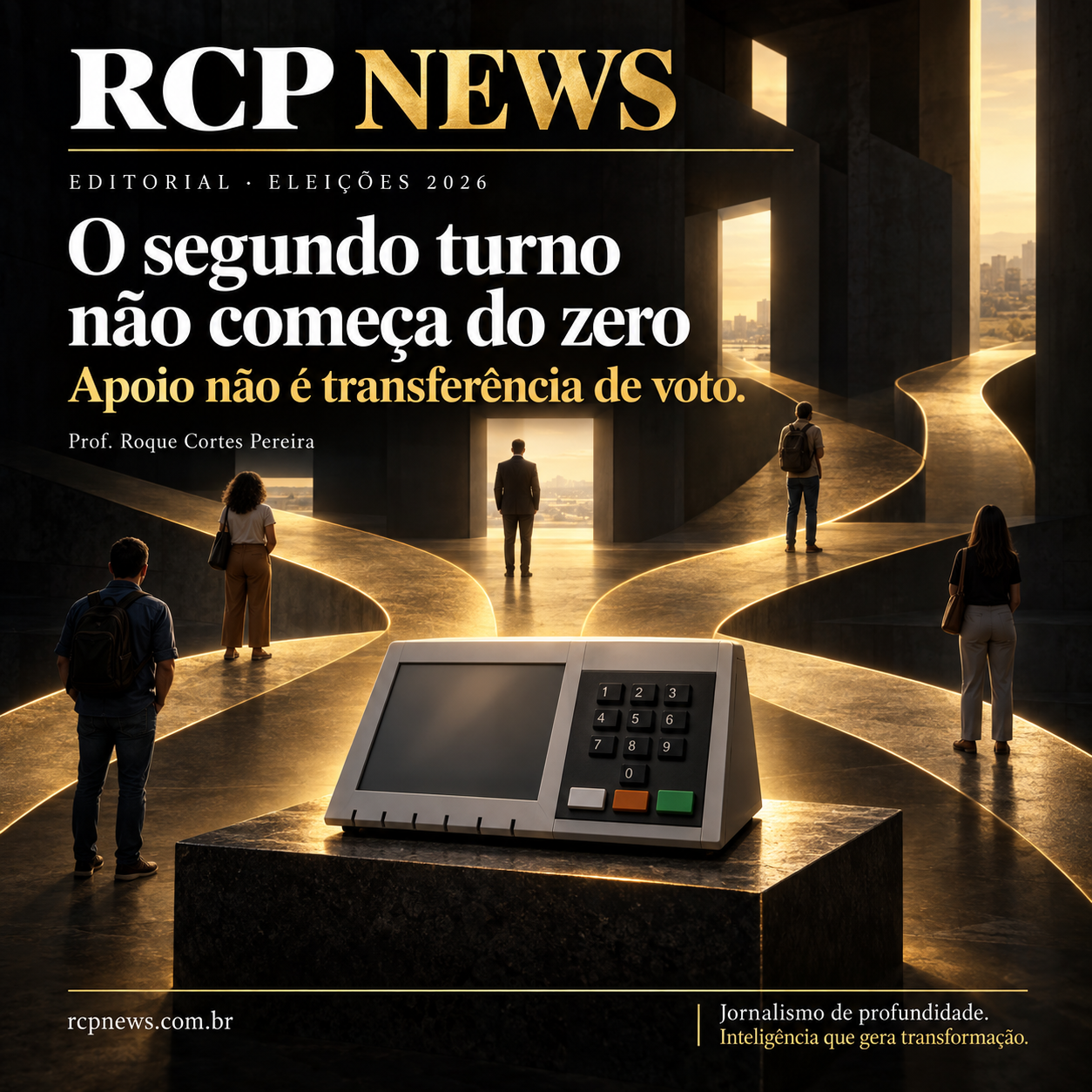 O segundo turno não começa do zero