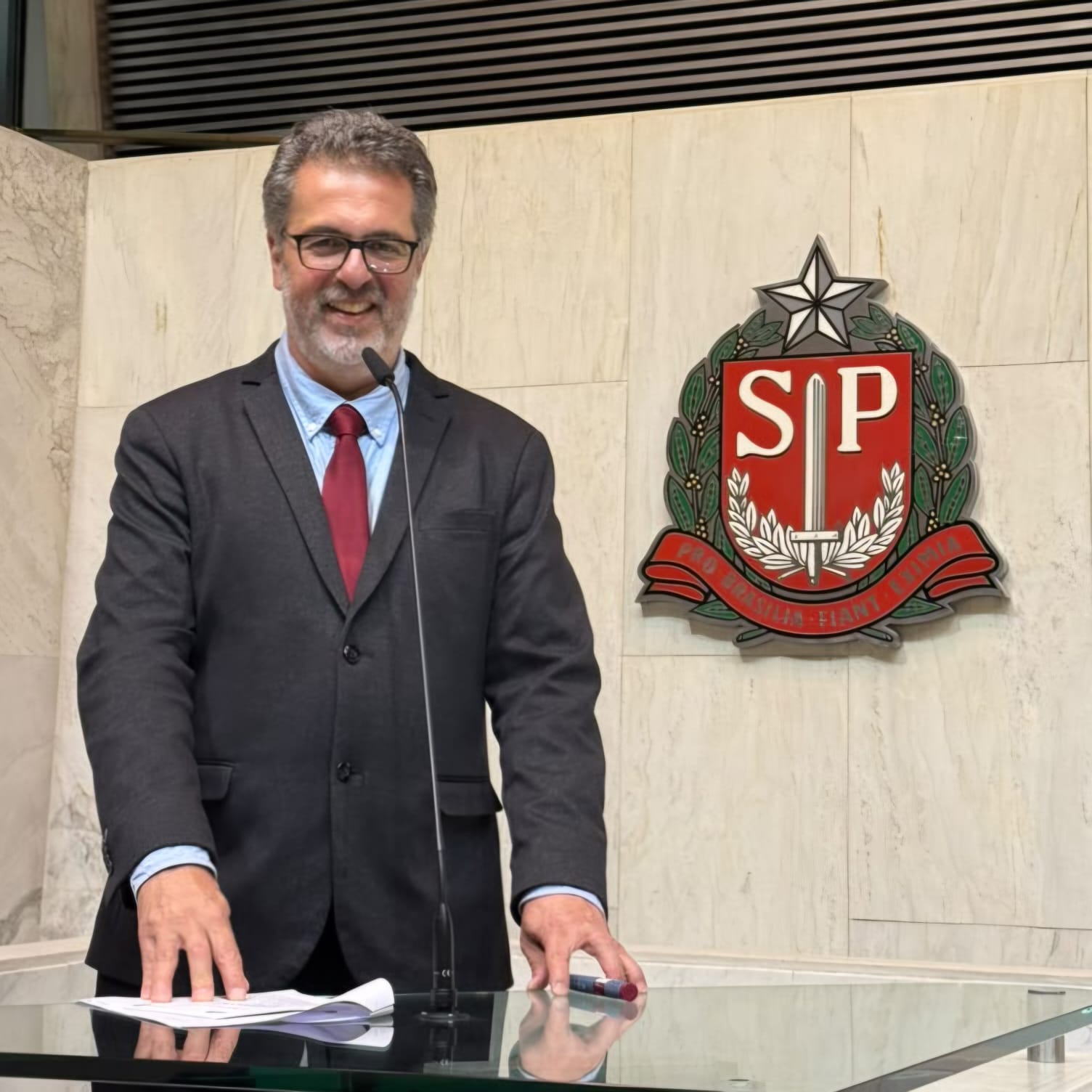Registro da homenagem aos 105 anos do GOSP na ALESP. Acervo do Prof. Roque Cortes Pereira.