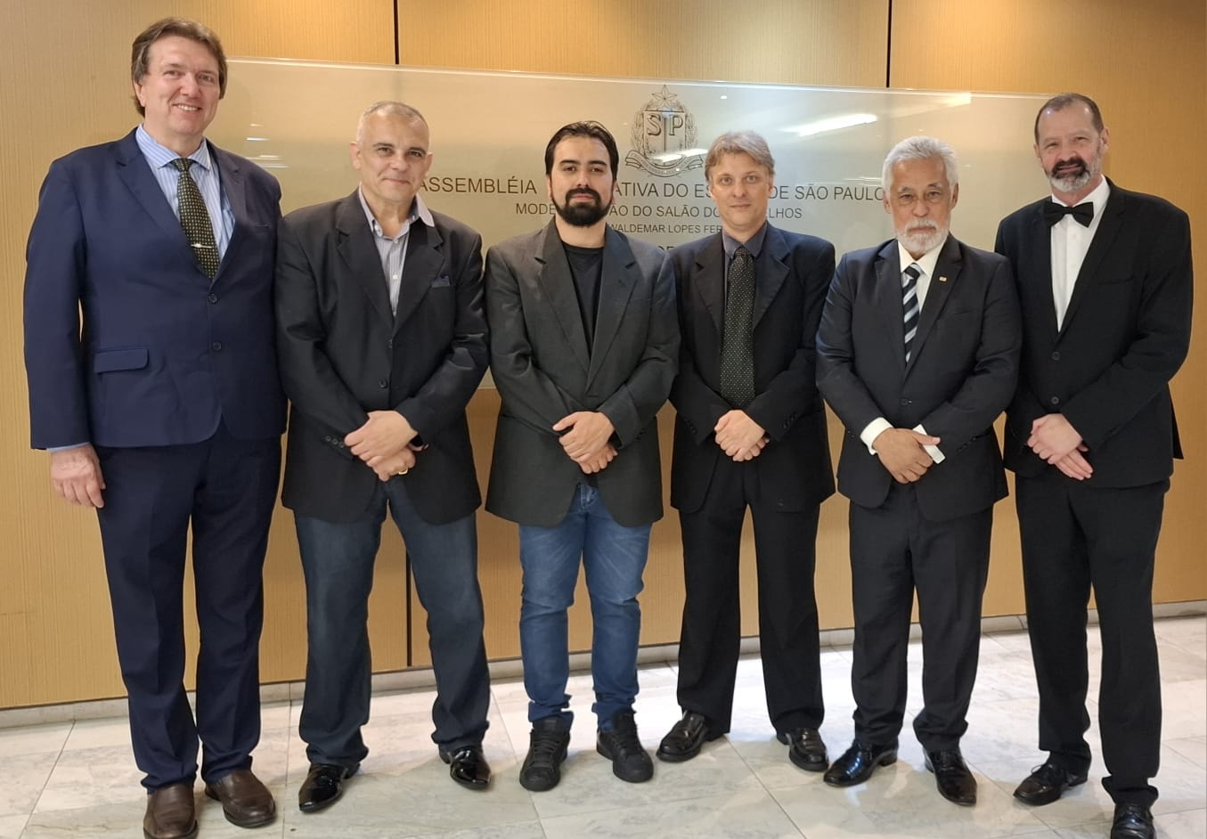 Registro da homenagem aos 105 anos do GOSP na ALESP. Acervo do Prof. Roque Cortes Pereira.