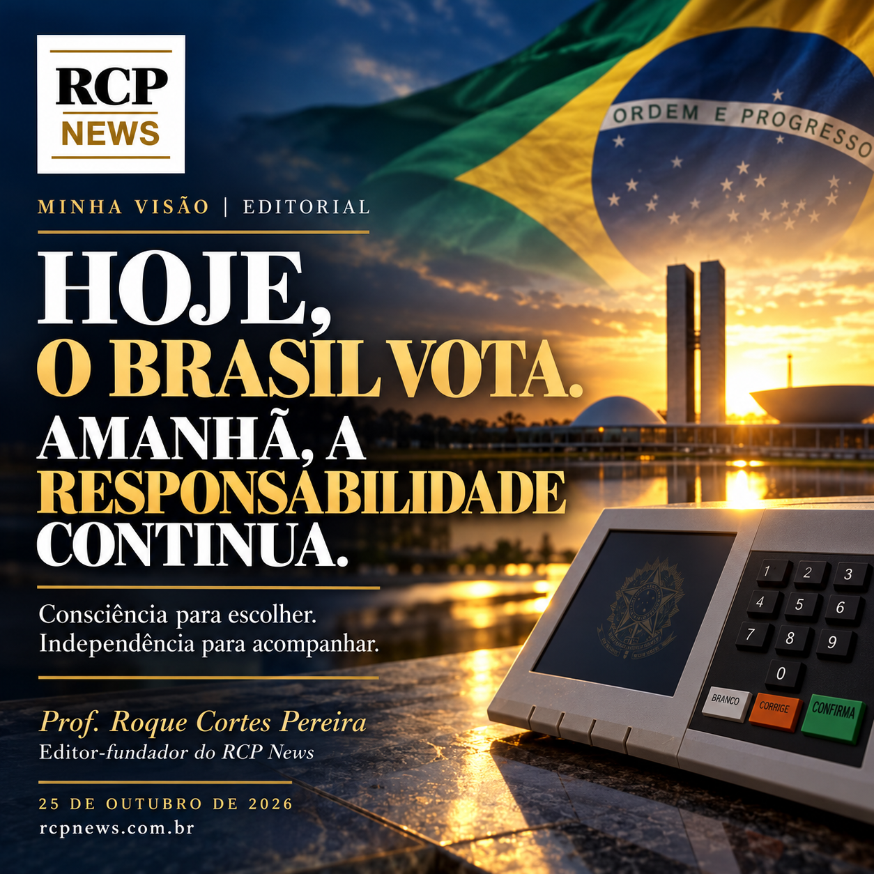 Capa do editorial de 25 de outubro