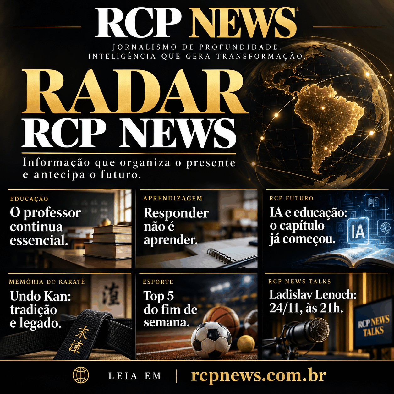 Radar RCP News — Notícias da Semana, 23 de outubro