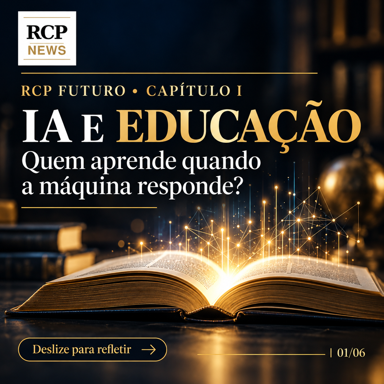 Card 1 de 6: Quem aprende quando a máquina responde?
