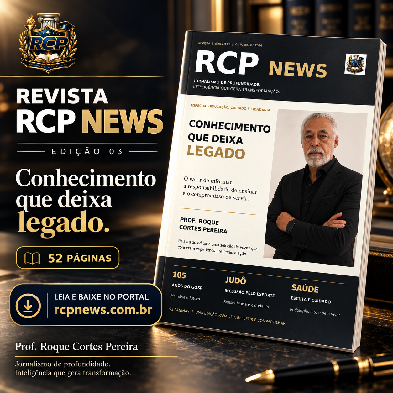 Lançamento da Revista RCP News, edição 03, Conhecimento que deixa legado