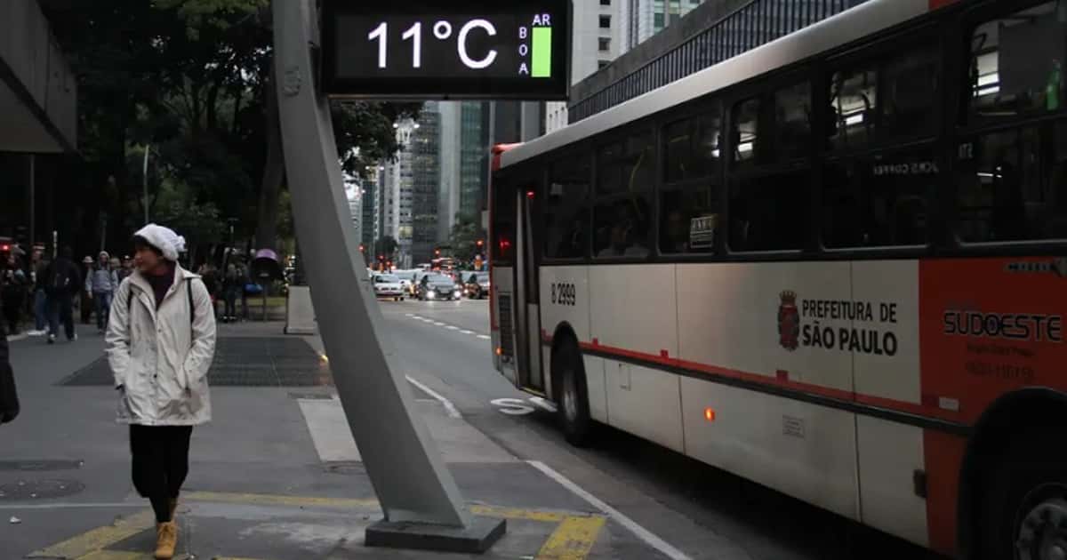 Nova frente fria chega ao Brasil com ventos fortes; veja como fica SP